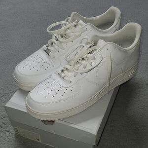 Nike Air Forcd 1 Men's White Sneakers Size 15